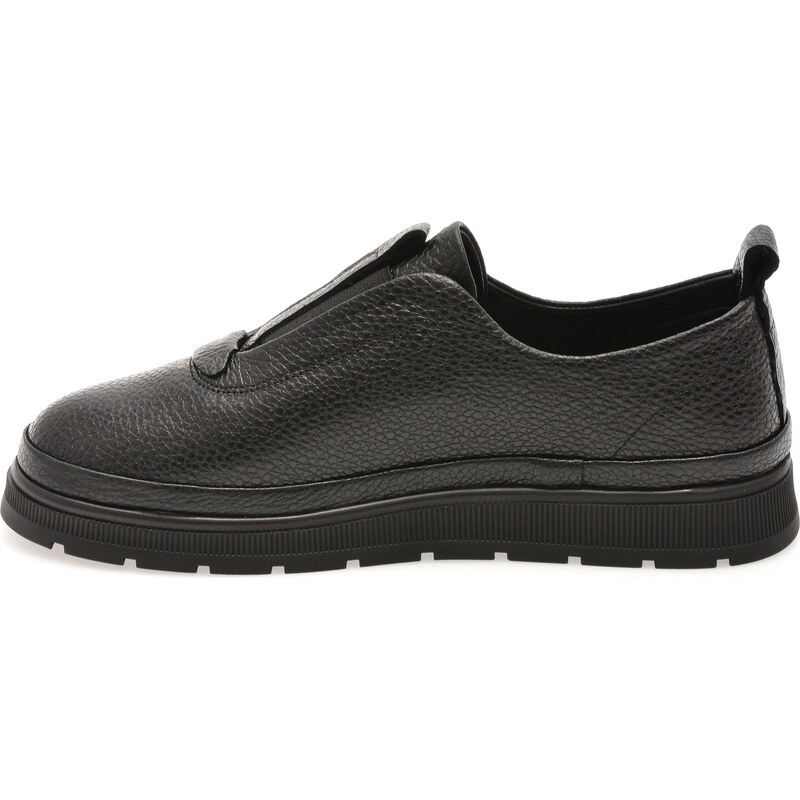Pantofi IMAGE negri, 146A266, din piele naturala