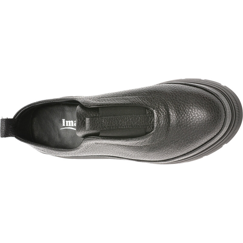 Pantofi IMAGE negri, 146A266, din piele naturala