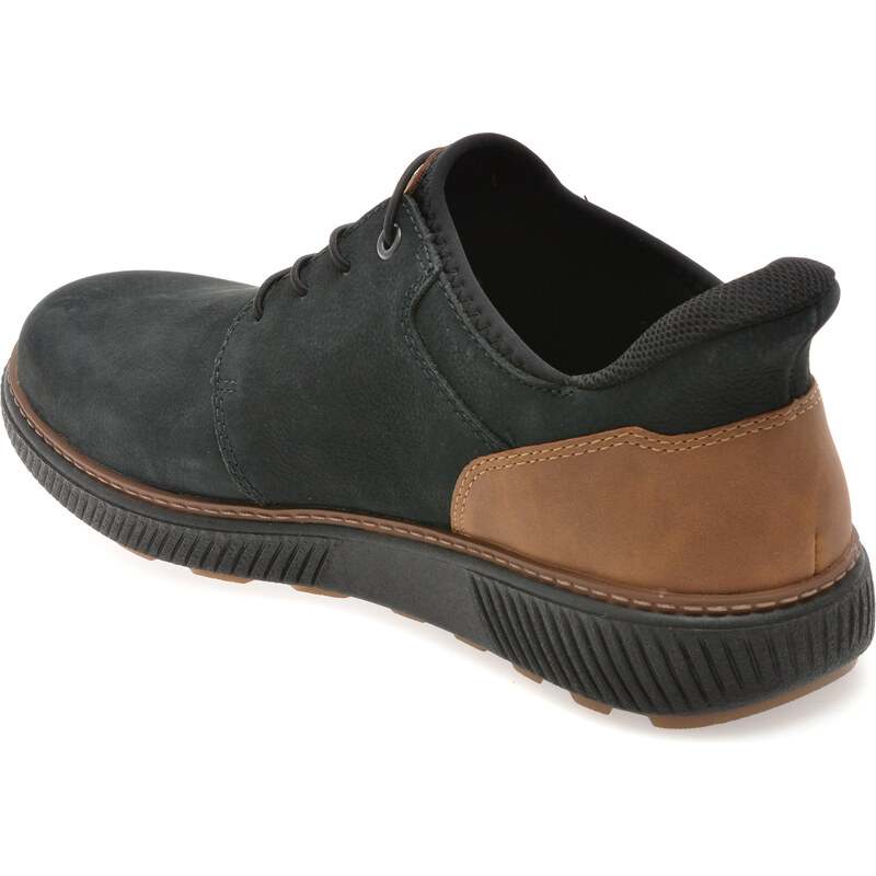 Pantofi sport RIEKER bleumarin, B3357, din piele naturala