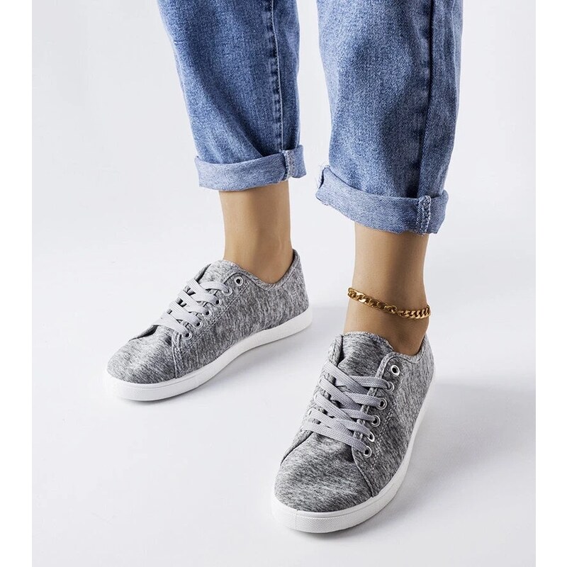 Gemre Pantofi de sport Razan din material textil gri