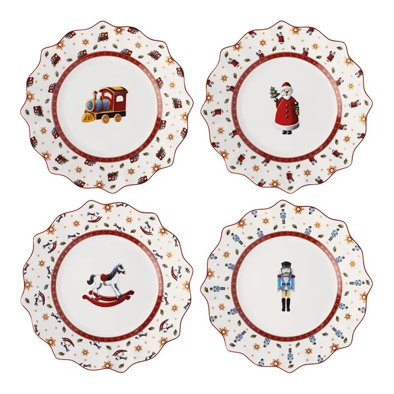 Assiette Bougeoir Villeroy & Boch – Toys Delight – Thème Noël – Rare Et Neuf