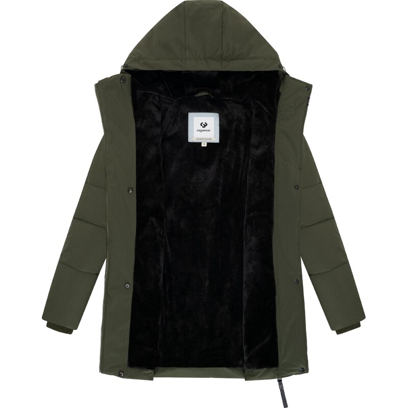 Ragwear Palton de iarnă 'Pevilla' verde închis