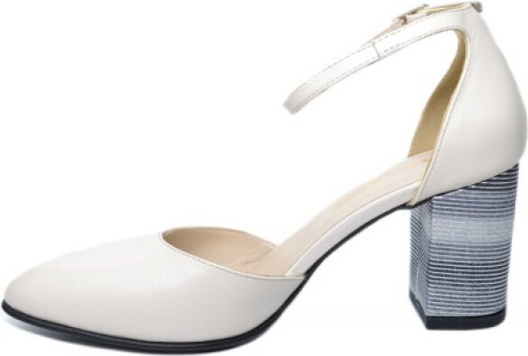 Pantofi Dama Piele Naturala Bej Moda Prosper Iris D02030