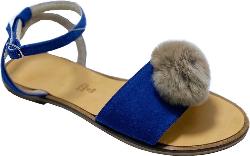 Luisa Fiore Sandale cu talpa joasa VICE albastru - 35