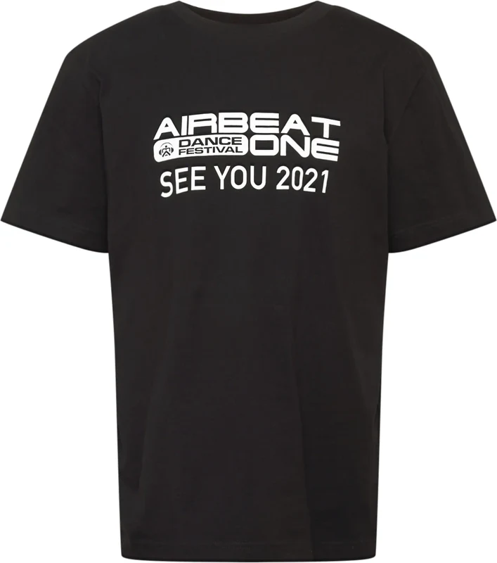 ABOUT EVERYONE Tricou 'Airbeat' negru