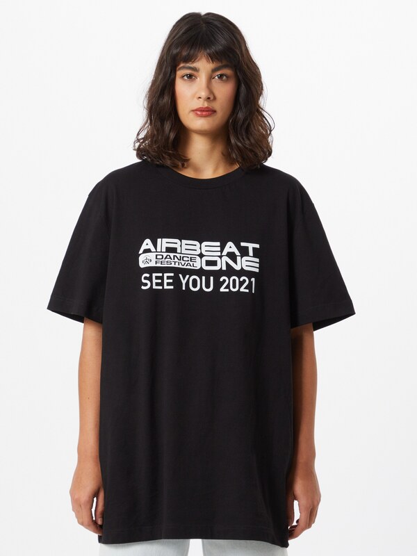 ABOUT EVERYONE Tricou 'Airbeat' negru