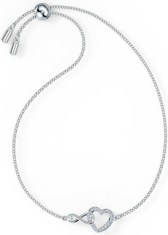 Swarovski Brățară 'Hyperbola' argintiu