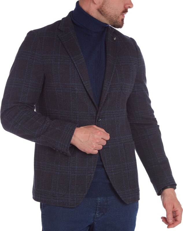 Sacou bărbaț W. Wegener Jack-Jersey 6754 albastru