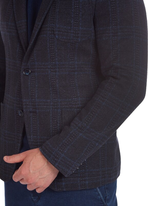 Sacou bărbaț W. Wegener Jack-Jersey 6754 albastru