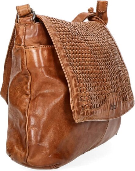 Robel geantă din piele pentru femei - coniac