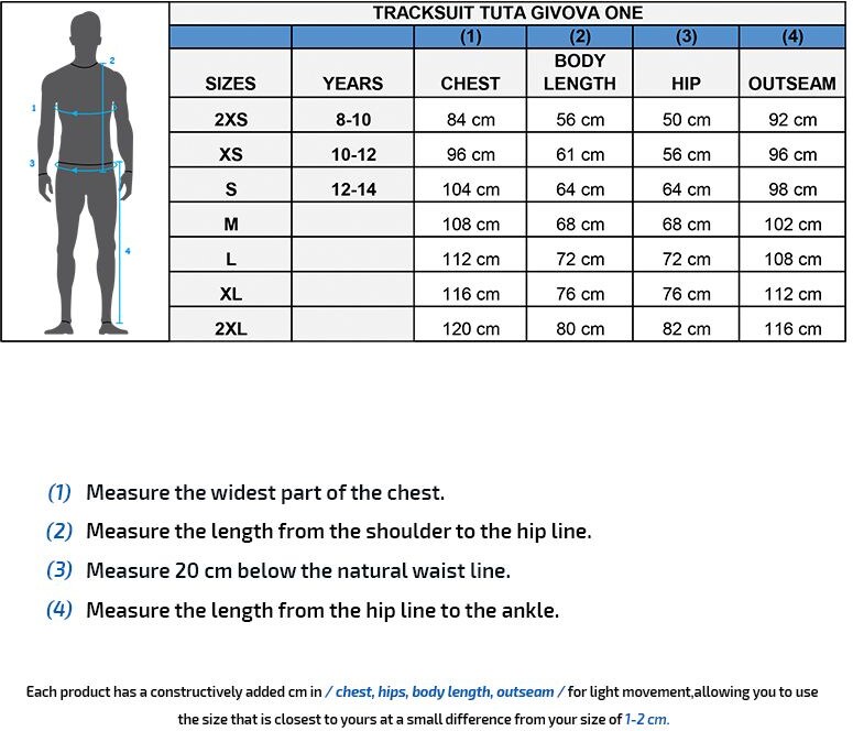 Trening Copii GIVOVA Tuta Givova One 0304