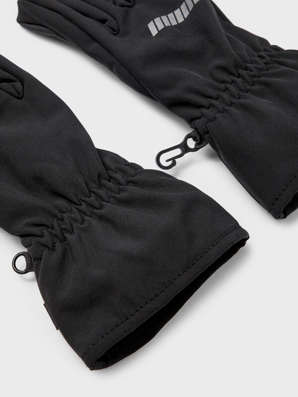 NAME IT Mănuși 'NKMAlfa' gri / negru