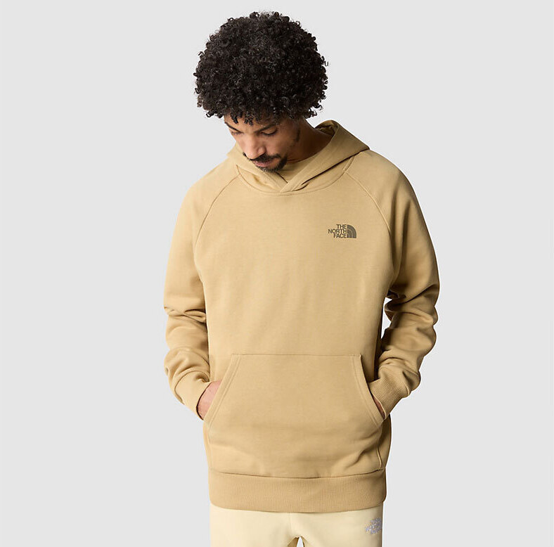 The North Face M Raglan Red Box Hoodie Bărbați - Hanorace și bluze cu glugă The North Face - Maro deschis - NF0A2ZWULK5-S