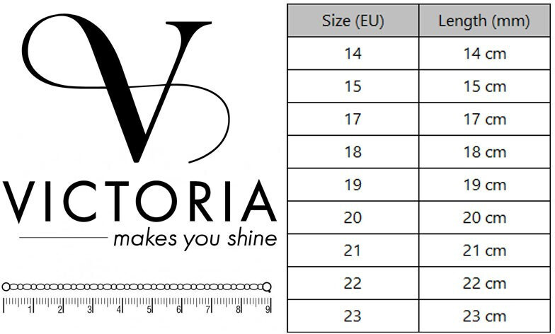 Victoria Brățară aurie cu pietre albe