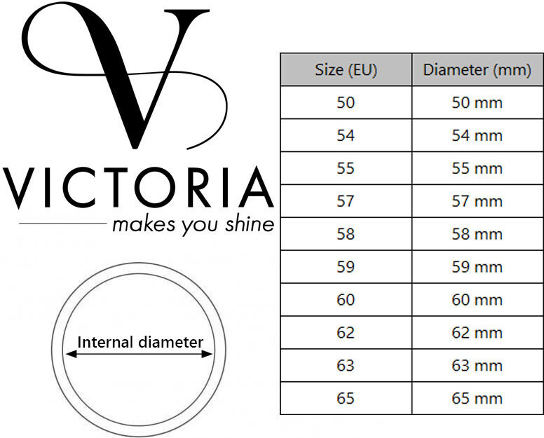 Victoria Brățară aurie cu pietre albe