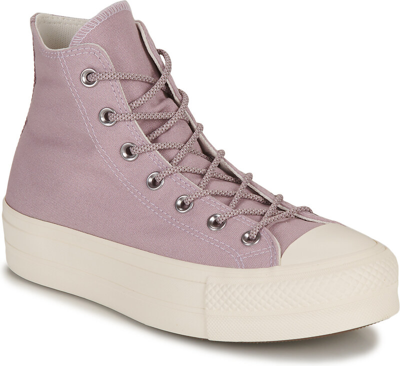 Converse Pantofi sport stil gheata Femei CHUCK TAYLOR ALL STAR LIFT PLATFORM SUMMER UTILITY-LUCID LILAC/V