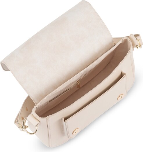 Expatrié Geantă de umăr 'Louise Large' culoarea pielii / bej deschis