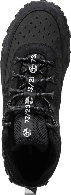 TIMBERLAND Bocanci cu șireturi 'Greenstride Motion 6' negru / alb