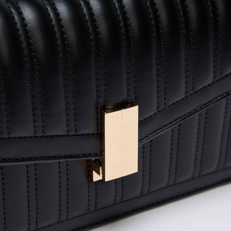 Diana & Co Mini-Geanta City Neagra Matlasata