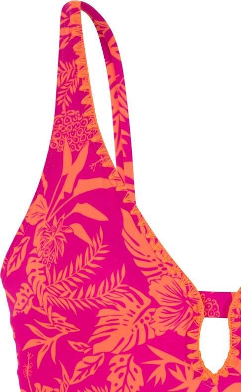 VENICE BEACH Costum de baie întreg portocaliu / roz