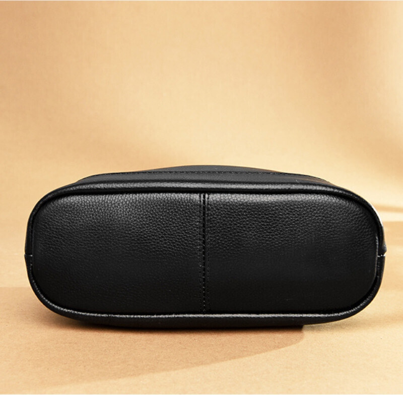 Geanta dama JERMYN'S Ancona din piele naturala neagra