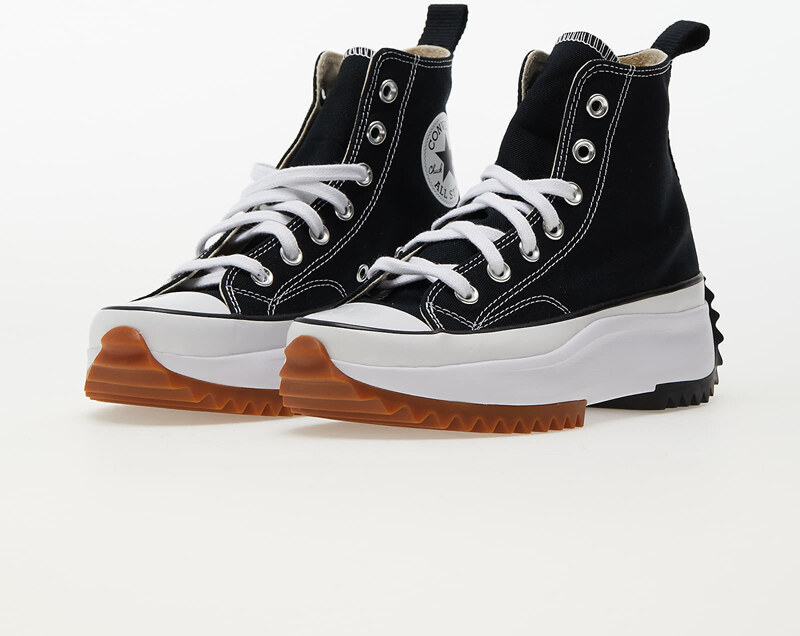 Converse Run Star Hike Hi Black/ White/ Gum - GLAMI.ro
