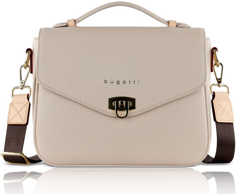 Bugatti_2doplnky Bugatti geantă elegantă pentru femei-bej