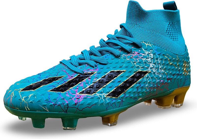 Ghete de fotbal Sky Wing, 9701 cu glezniera, crampoane , verde