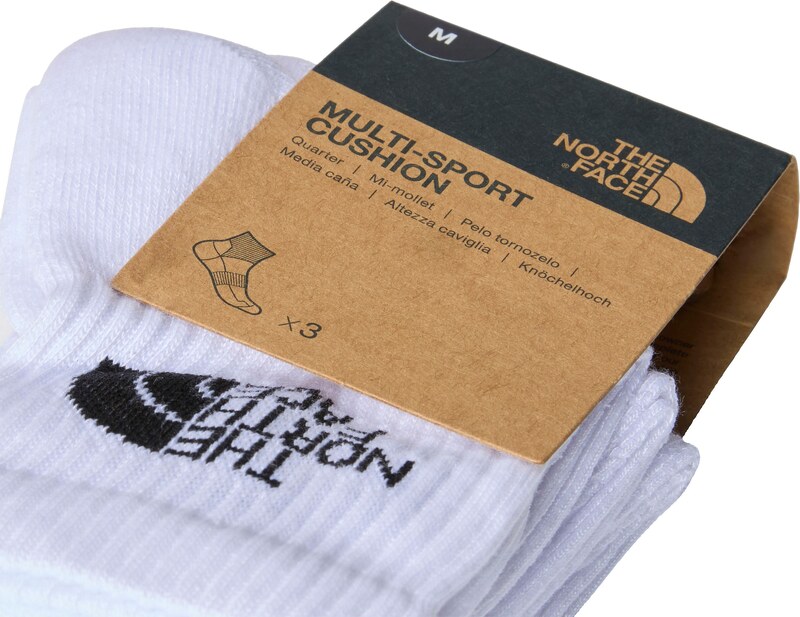 THE NORTH FACE Șosete sport negru / alb