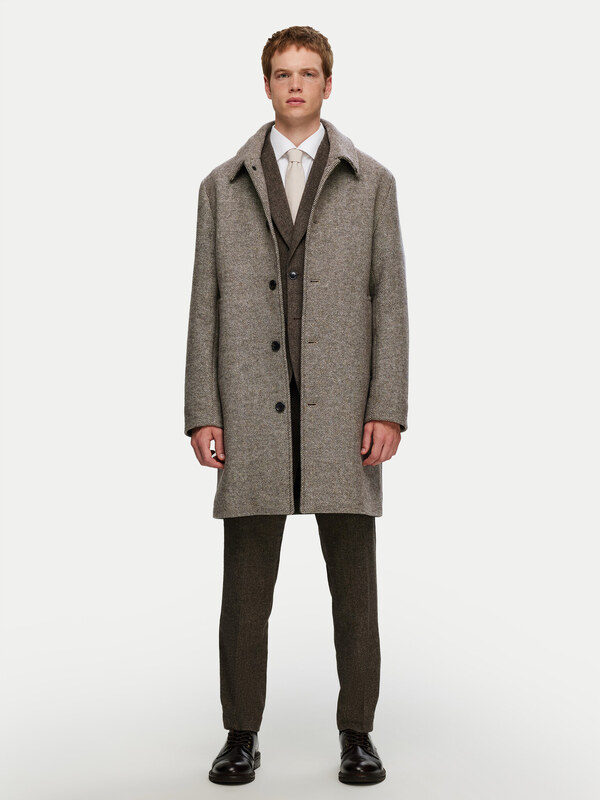 Palton de lână Selected Homme