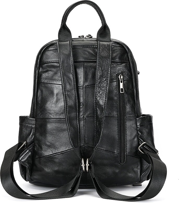 Rucsac dama JERMYN'S Cremona, piele naturala, negru