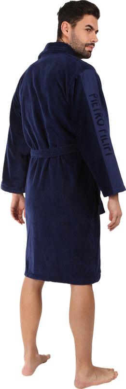 Halat de baie Pietro Filipi albastru (1Z001) M