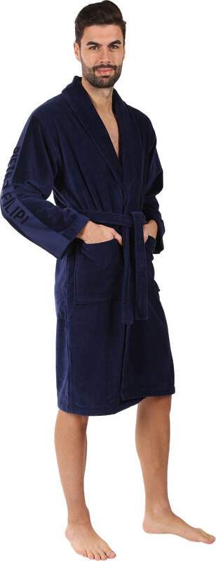 Halat de baie Pietro Filipi albastru (1Z001) M