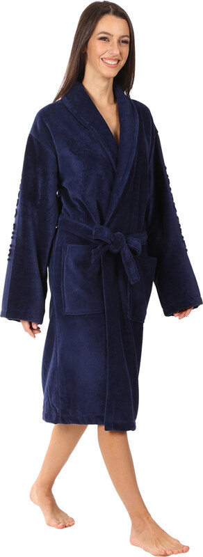 Halat de baie Pietro Filipi albastru (1Z001) M