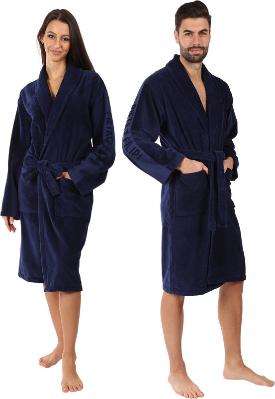 Halat de baie Pietro Filipi albastru (1Z001) M