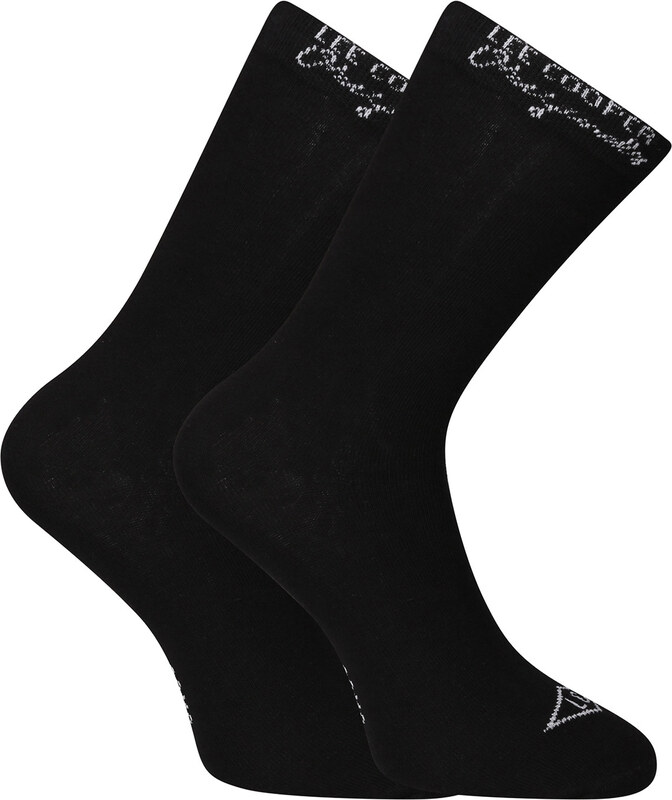 5PACK șosete Lee Cooper înalte negre (PO41029) M