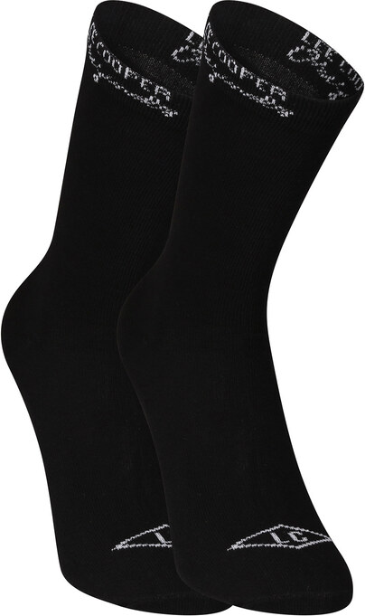 5PACK șosete Lee Cooper înalte negre (PO41029) M
