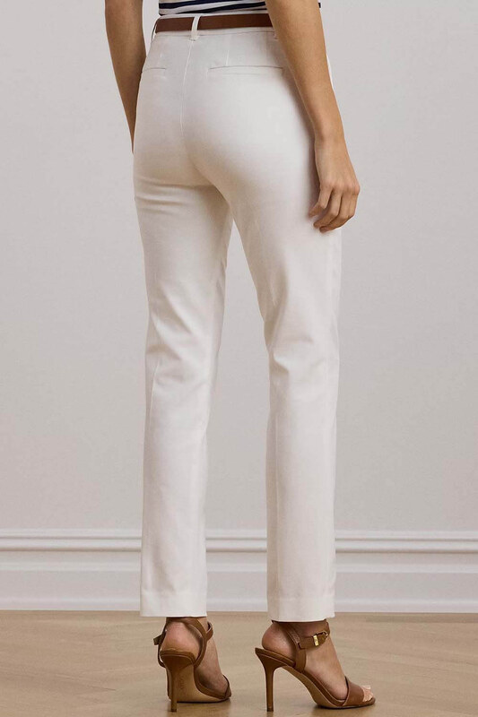 RALPH LAUREN Pantaloni Stretch Dbl Ctn 200811955005 100 white