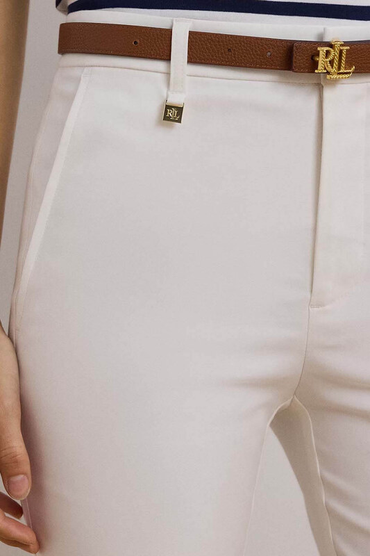 RALPH LAUREN Pantaloni Stretch Dbl Ctn 200811955005 100 white