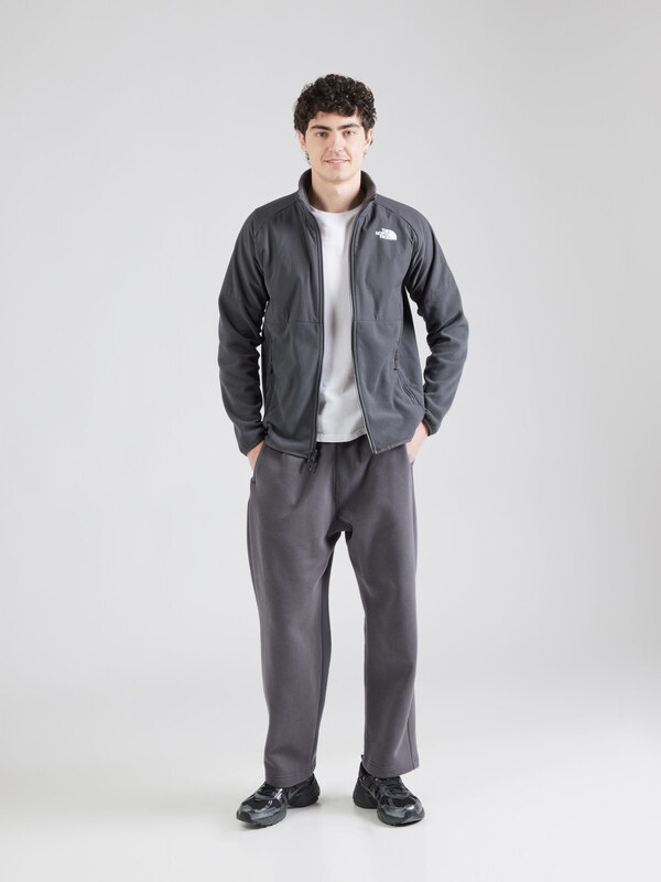 THE NORTH FACE Jachetă fleece funcțională 'Glacier' gri / alb