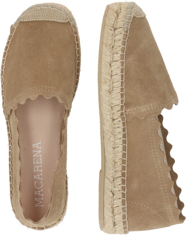 MACARENA Espadrile gri taupe