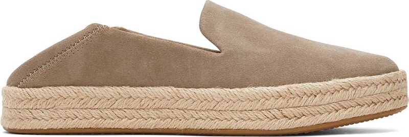 TOMS Espadrili Dun Suede Wm Caroln 10020711 natural
