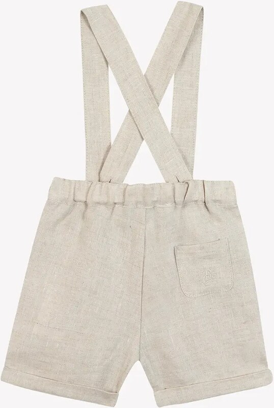 Tartine et Chocolat pantaloni scurți de in pentru bebeluși