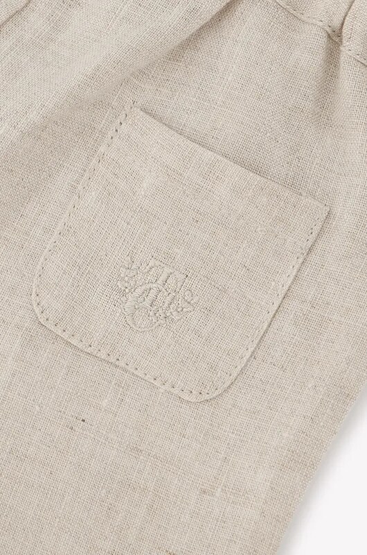 Tartine et Chocolat pantaloni scurți de in pentru bebeluși