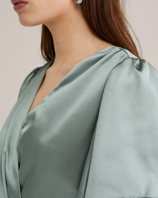 WE Fashion Rochie de seară verde pastel