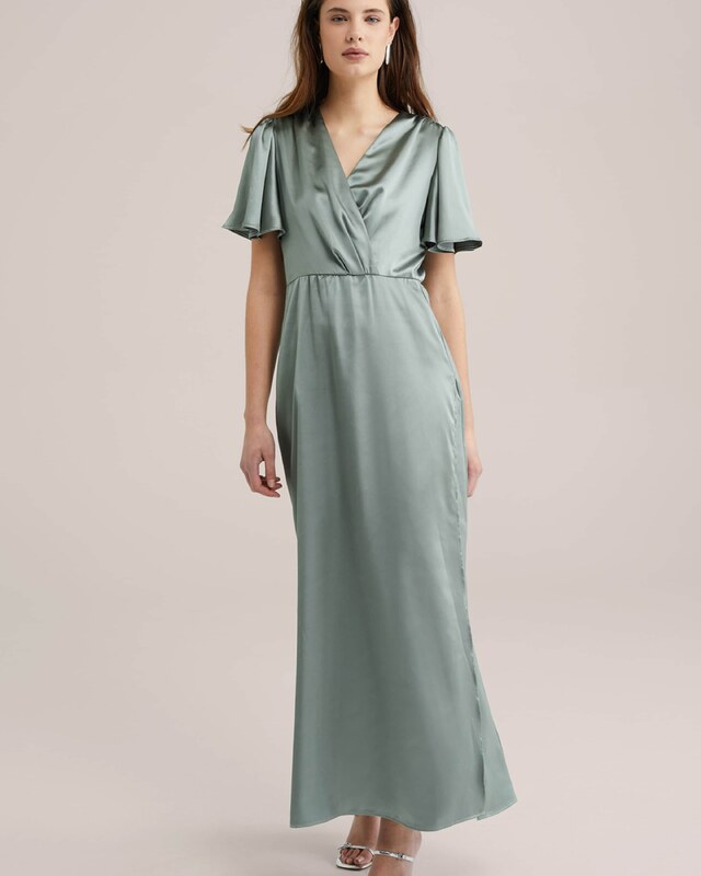WE Fashion Rochie de seară verde pastel