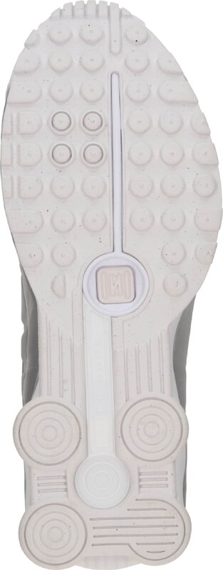 Nike Sportswear Sneaker low 'SHOX R4' argintiu / alb