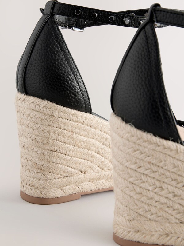 Next Espadrile 'Forever Comfort' negru