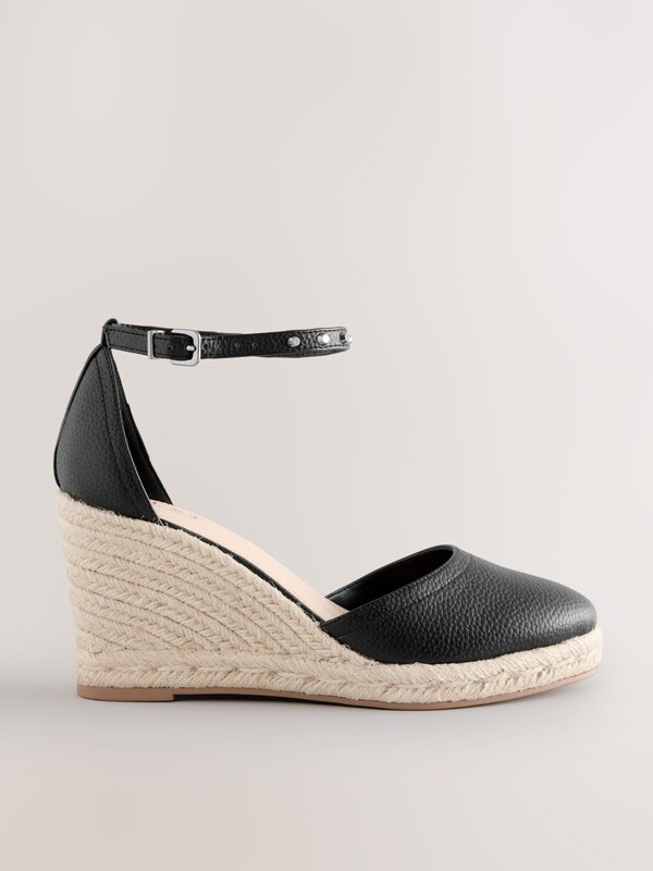 Next Espadrile 'Forever Comfort' negru