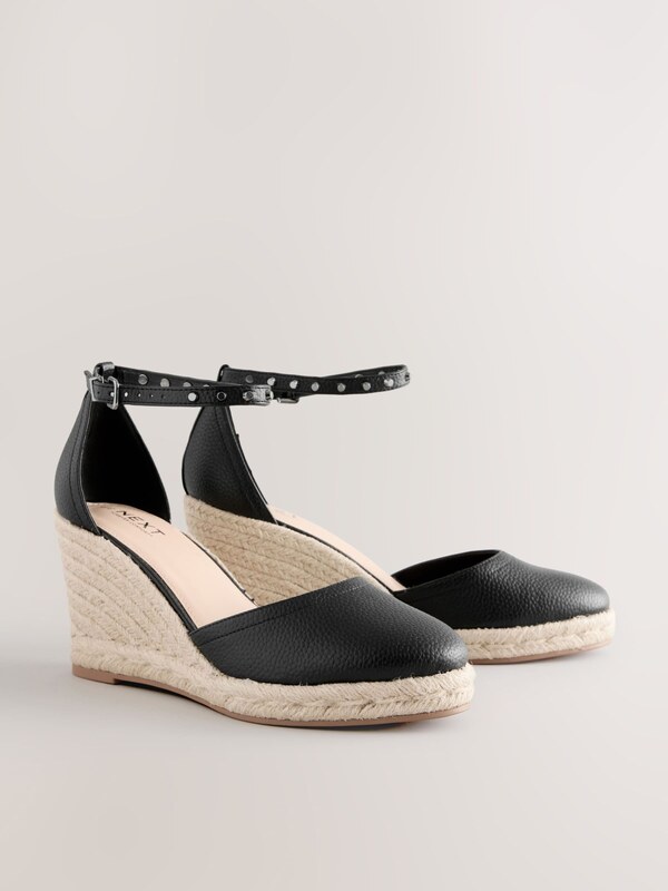 Next Espadrile 'Forever Comfort' negru